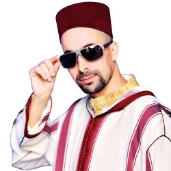 جلباب اسود تطريز ذهبي